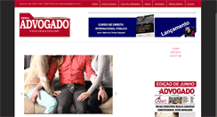 Desktop Screenshot of jornaladvogado.com.br
