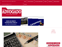 Tablet Screenshot of jornaladvogado.com.br